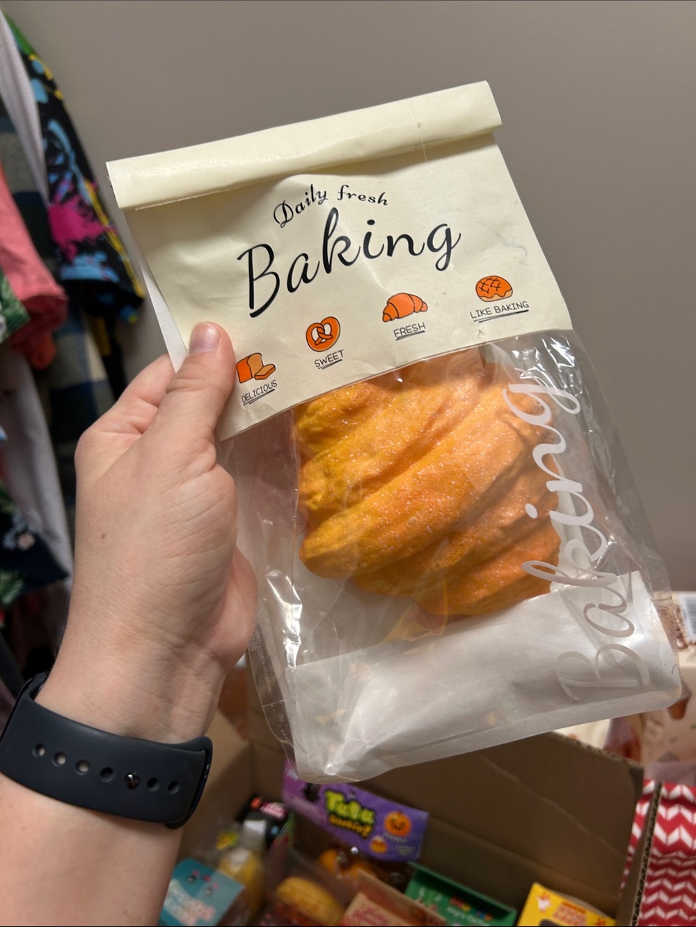 Baking Squishy Toy - Orange Kids Accessory